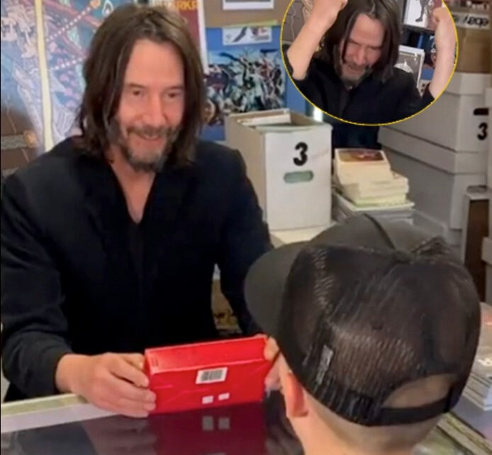 When A 9-Year-Old Boy Approached Him To Say That He Was His “Favorite Actor” In The World, Keanu Reeves’ Reaction Left Thousands In Floods Of Tears. Lord, Keep This Man Safe And Well. There Truly Is No Other Like Him 😭 Check Out The Video In The Comments