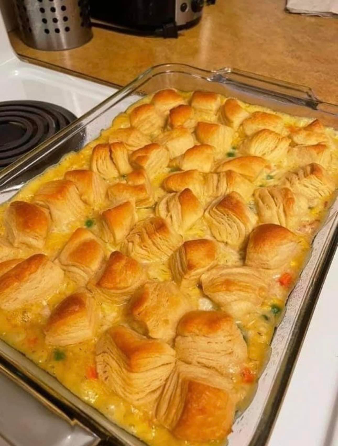 Chicken pot pie bake (Recipe)