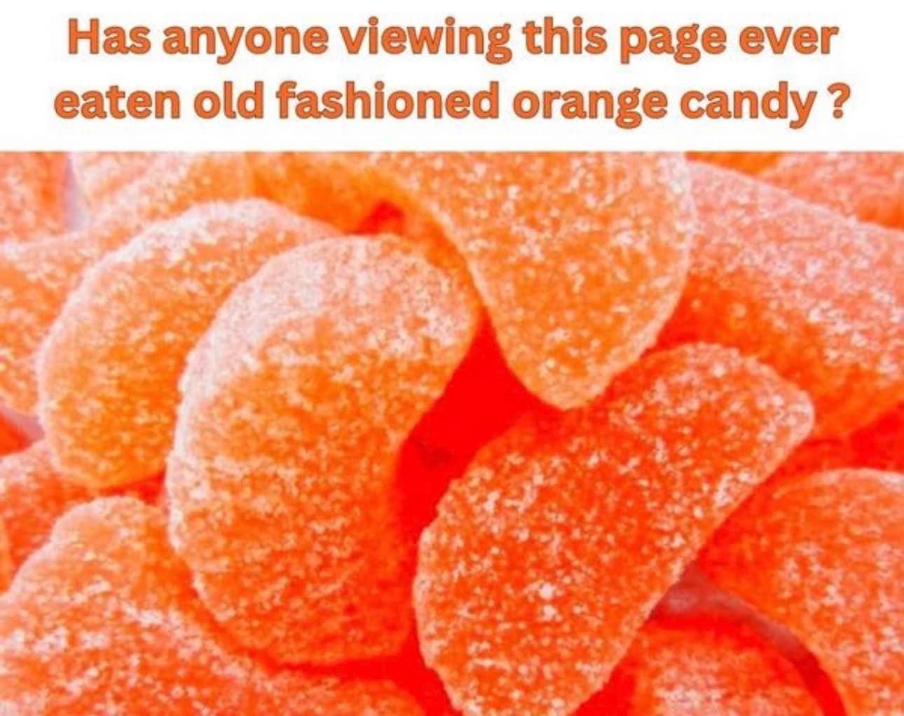 OLD FASHIONED ORANGE CANDY