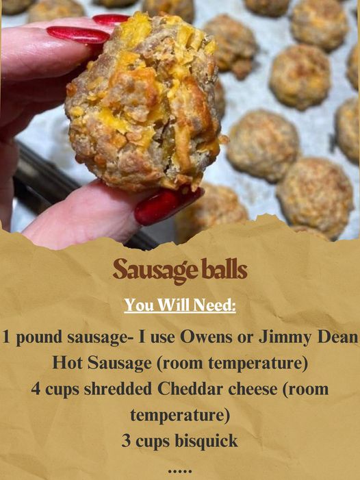Sausage balls