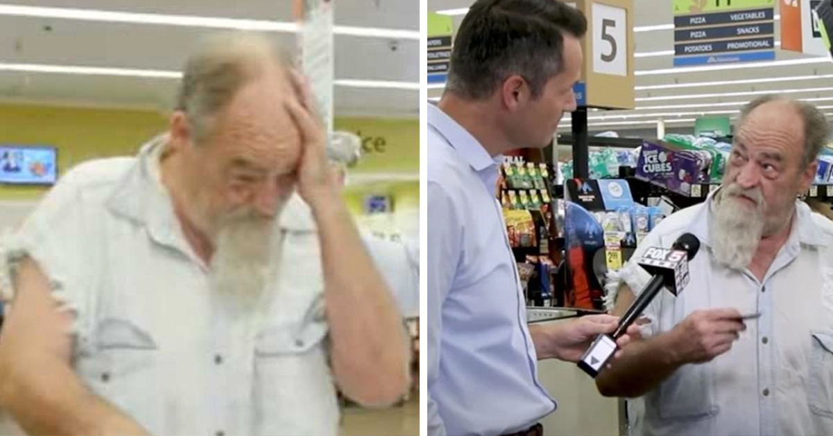 A veteran unable to pay for his groceries turns around to hear a customer say “It’s our turn”