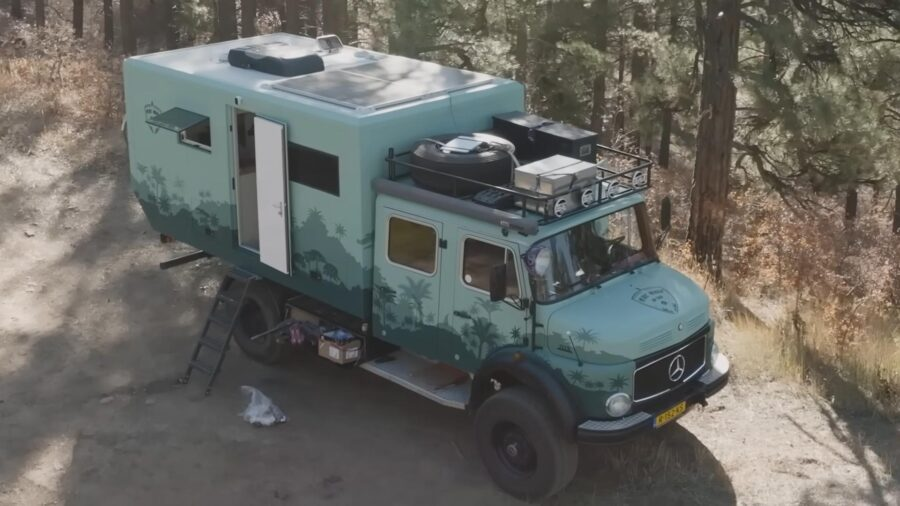 Family of Four Travel in the World in Retired Firetruck
