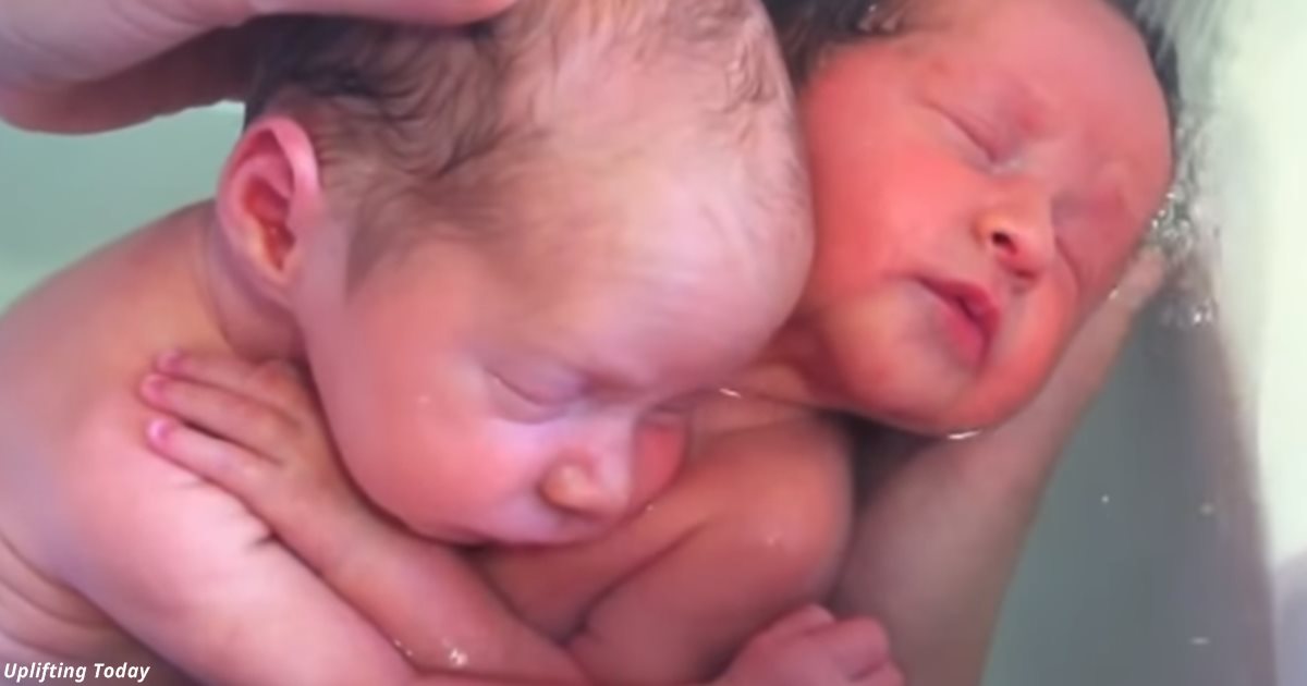 Newborn twins refuse to stop hugging each other: the cutest thing you’ll see today