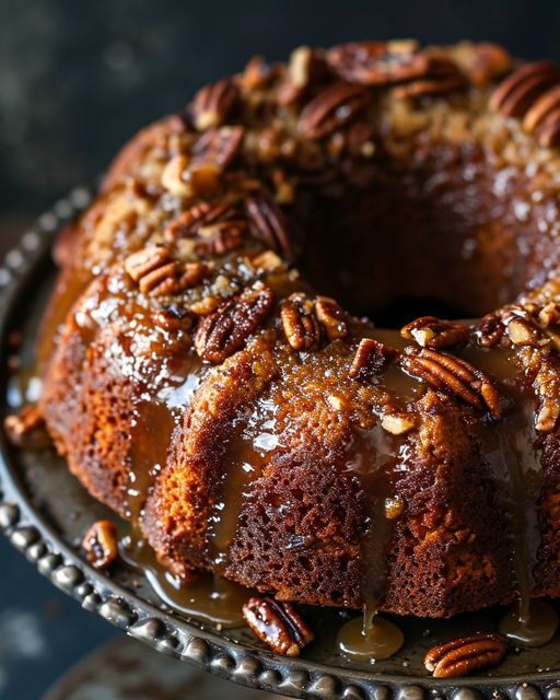 Made this ‘Hummingbird Pecan Harmony Bundt Cake’ for a church party and I kept getting asked for the recipe!