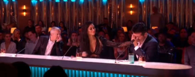 Simon Cowell gets emotional live when he hears the children’s pleas