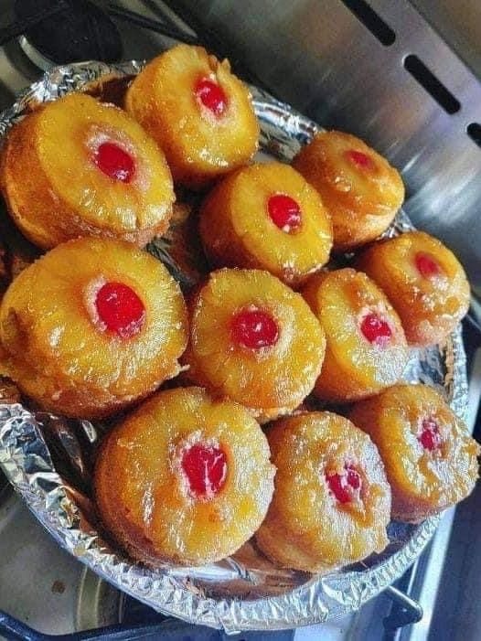 Pineapple Upside-Down Cupcakes