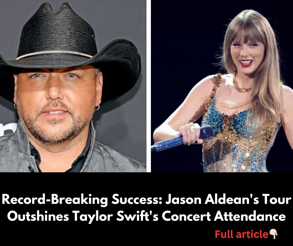 Record-Breaking Success: Jason Aldean’s Tour Outshines Taylor Swift’s Concert Attendance