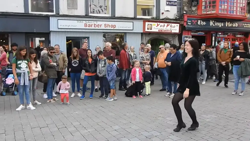 Crowd Watches Professional Irish Dancer But Then Tiny Fan Steals the Show