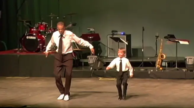 Tap Duo Stands Together on Stage, Then Wows Crowd with Their Next Moves