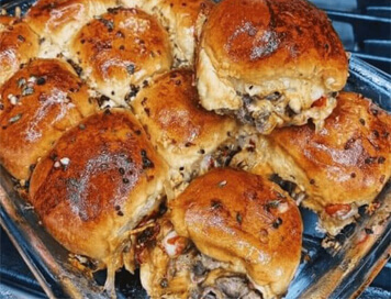 Philly Cheesesteak Sliders Recipe