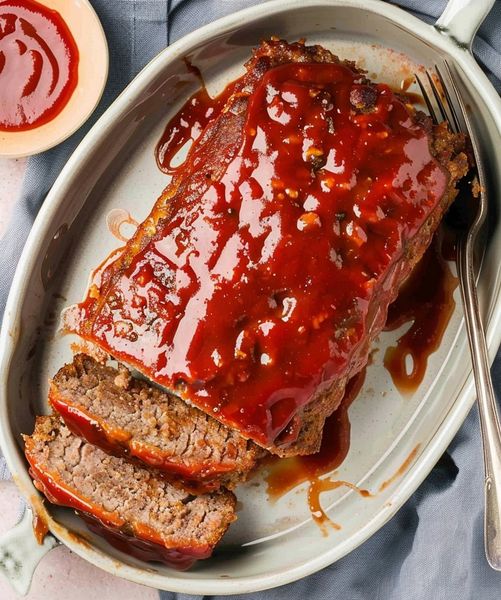 I swear this is the easiest, tastiest meatloaf recipe I’ve seen