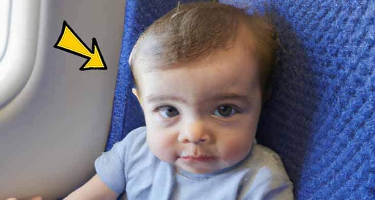 Flight Attendant Notices Baby Alone On The Plane, Is Shocked When Realising Why