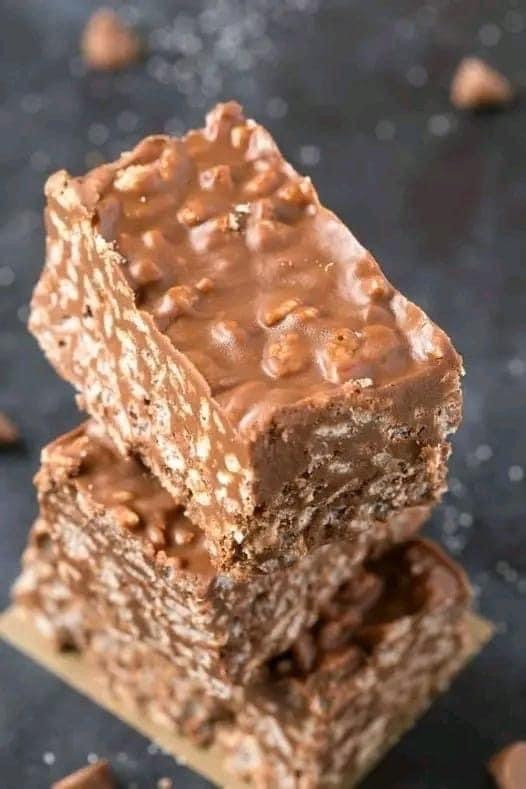 No Bake Homemade Crunch Bars Recipe