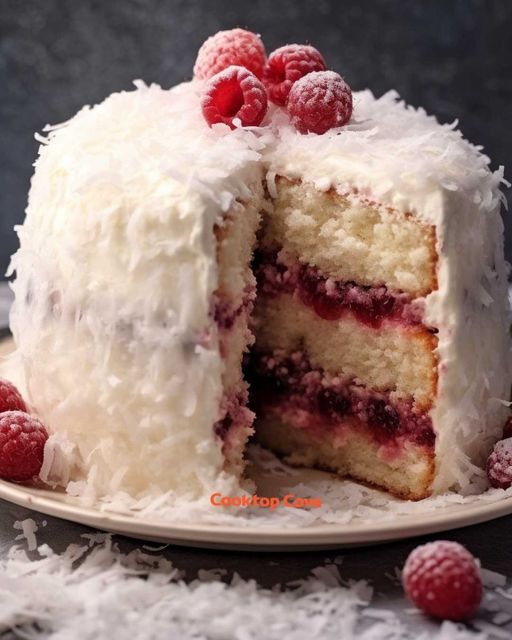 This “Snowball Cake” is one of our favorites! Not only does it look impressive, but the taste is second to none