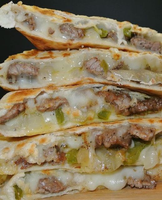 Philly Cheesesteak Quesadillas
