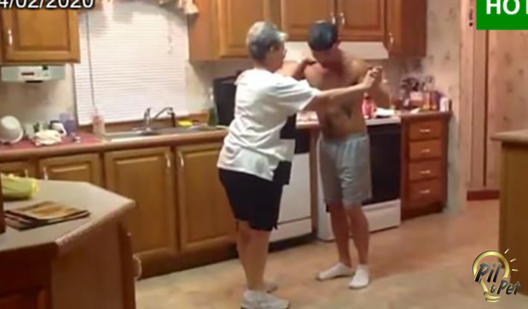 Son held his mother’s hand as his favorite song started to play; now, watch the viral dance that went viral online.