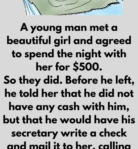 A young man met a beautiful girl