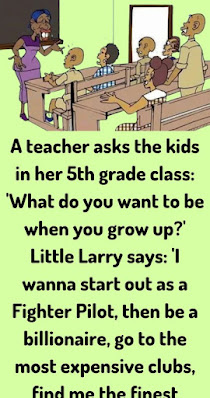 A teacher asks the kids