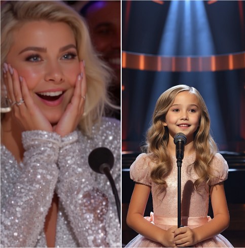 The 11-year-old girl sang so that the judges’ chairs turned