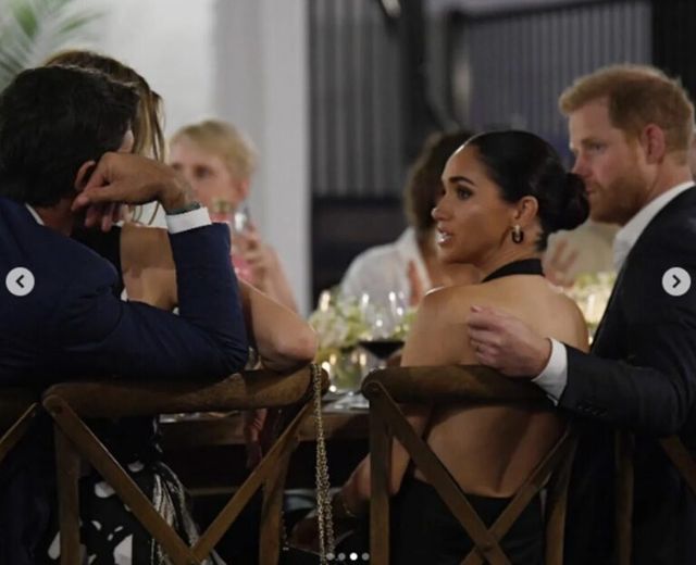 Meghan Markle flaunts raunchy dress during luxury resort dinner with Prince Harry