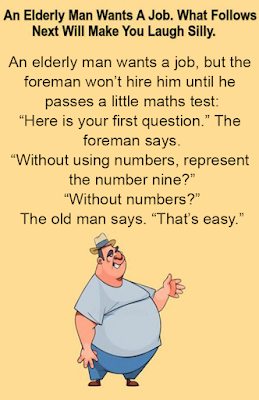 An Elderly Man Wants A Job.