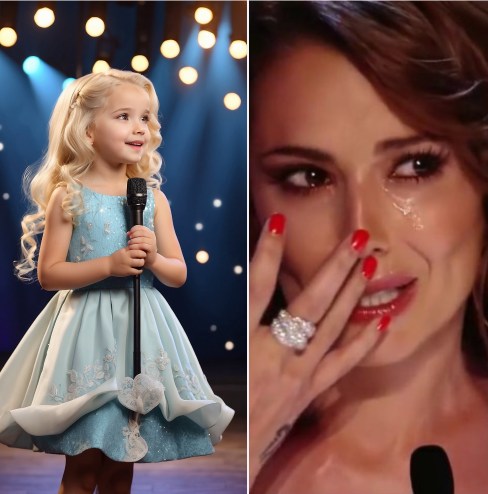 The girl with a rare voice sang on stage and was praised by the jury
