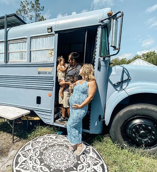 Couple Converts American School Bus into Luxury Home: A Family Adventure