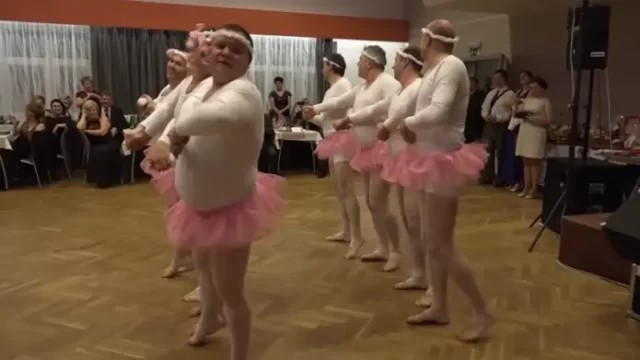 8 Dads Dressed in Tights Throw Down the Moves for Hilarious Dance