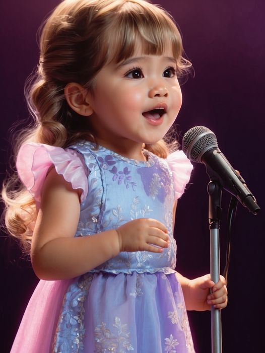 This little one is only 4 years old, but he captivated everyone with his song