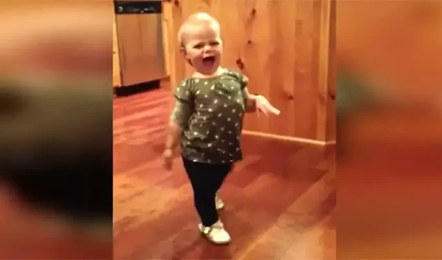 Precious 1-Yr-Old Imitates How Pregnant Mom Walks And It’s Too Funny