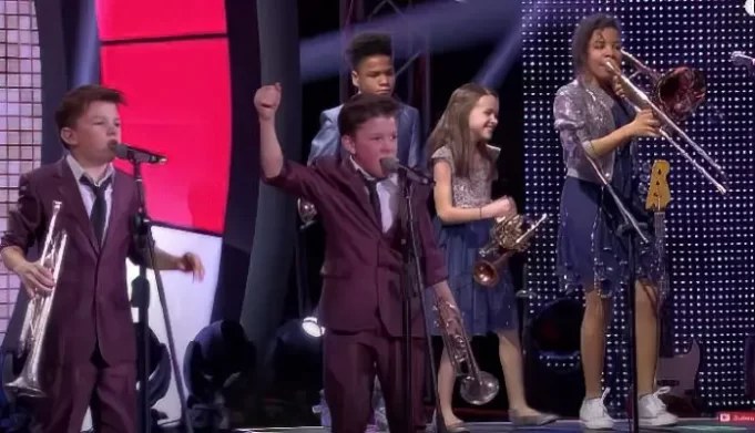 ‘Saints Go Marching In’ by 11-Yr-Old Twins and Kid Band Brings Down the House