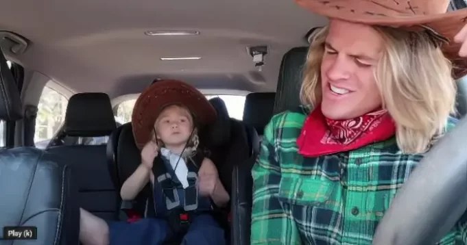 Dad and 4-Yr-Old Jam to the Radio – Mom Finds Out After Their Video Goes Viral
