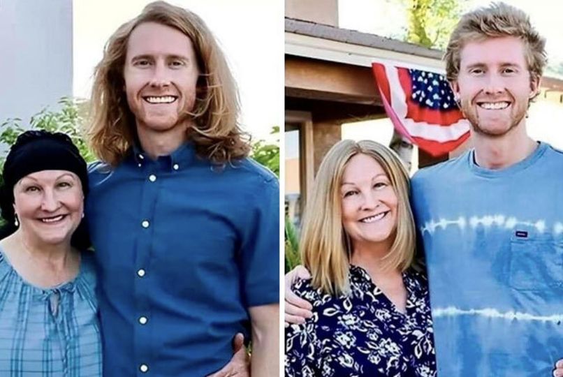 Son donates hair to his mom who has been battling a recurrent brain tumor for nearly 20 years