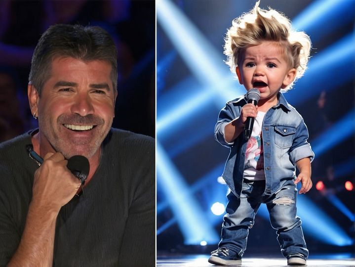 Emotional Impact: Simon Cowell pressed the button, knelt down, and simply asked her to sing once again…