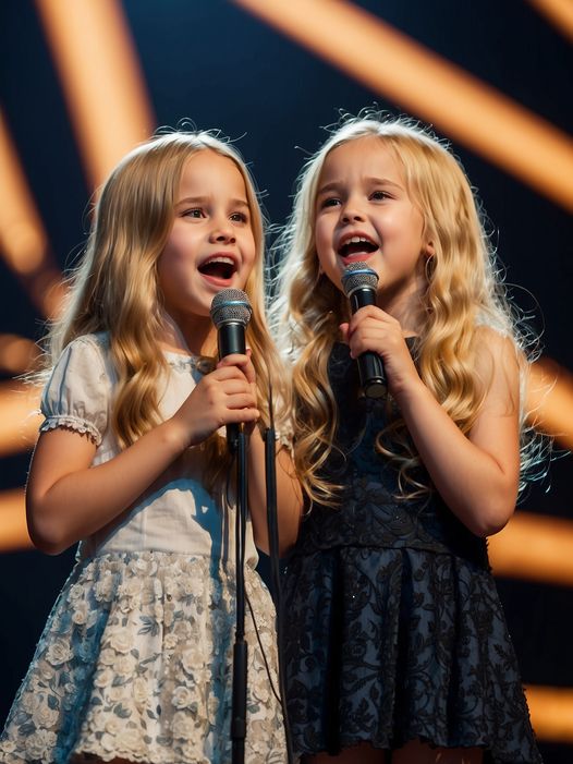 The two sisters went on stage and performed the legendary song, which was well received