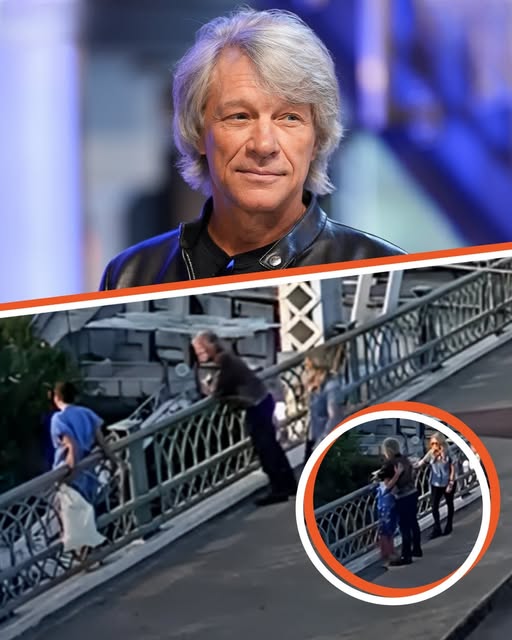 JON BON JOVI URGED A “DISTRAUGHT” WOMAN TO MOVE AWAY FROM THE EDGE OF A BRIDGE