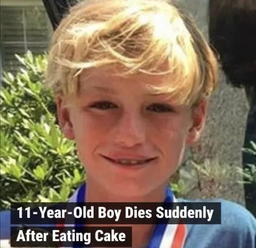 An Outstanding Athlete Boy Eats Thanksgiving Cake; Hours Later, He Is Dead In His Dad’s Arms