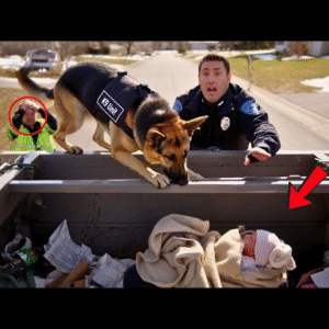 K9 Dog Barked at Garbage Truck — What They Found Inside Saved a Baby’s Life